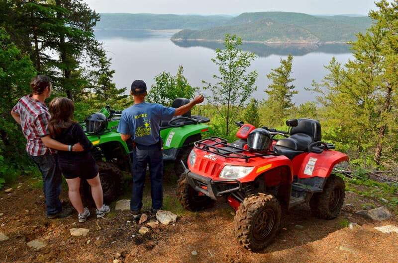 15 min. Tadoussac : Guided ATV tour excursion - From Sacré-Coeur to the Saguenay Fjord