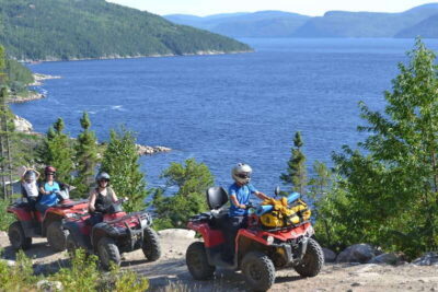 15 min. Tadoussac : Guided ATV tour excursion