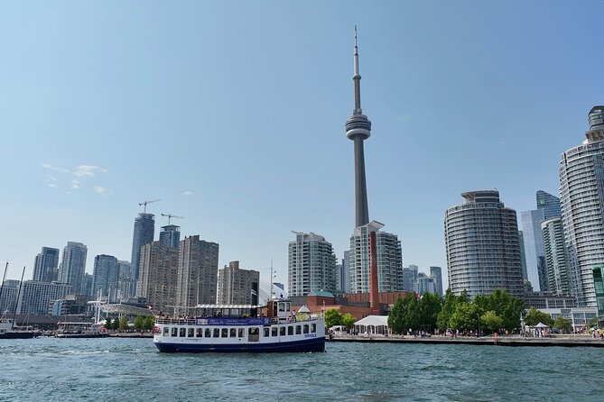 60-Minute Toronto Sightseeing Harbour Tour - The CN Tower from the water