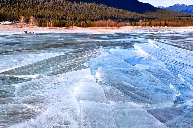 Abraham IceBubble, Peyto, Bow Lake with Snowshoeing& Icewalk - Who will enjoy this day most