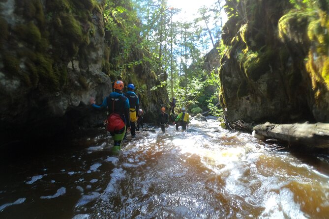 Adrenaline Canyoning Kelowna - A real canyon, not a backyard ropes course