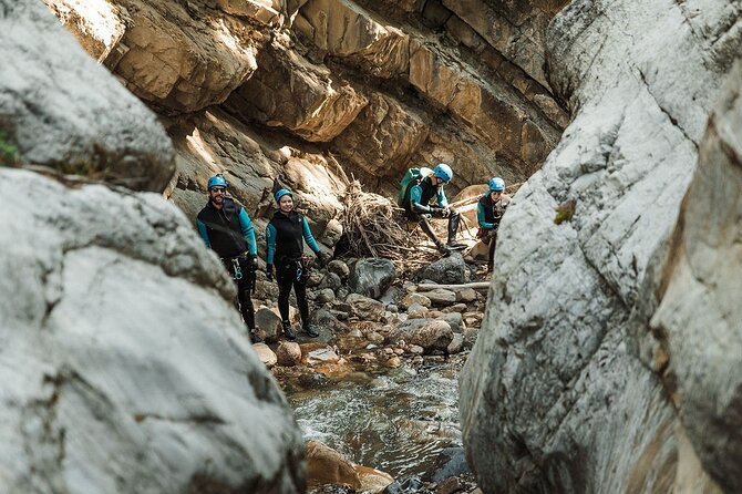 Adrenaline Canyoning Tour - The wetsuit helps, but pack for a wet day