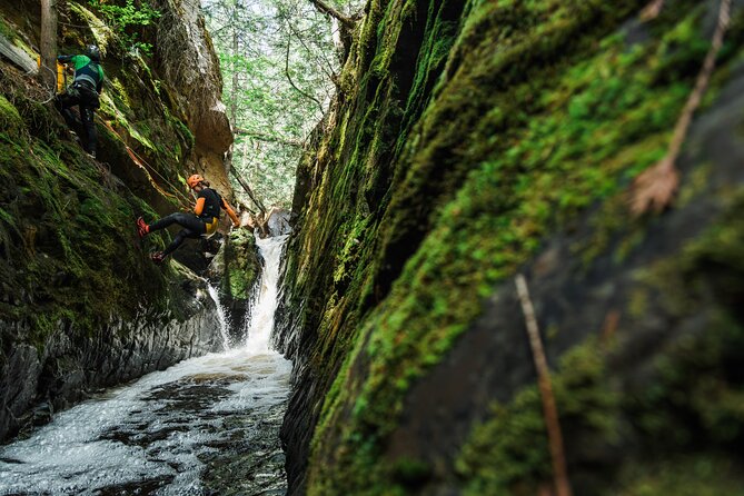 Adventure Canyoning Kelowna - Two to four hours of slides, rappels, and cold water