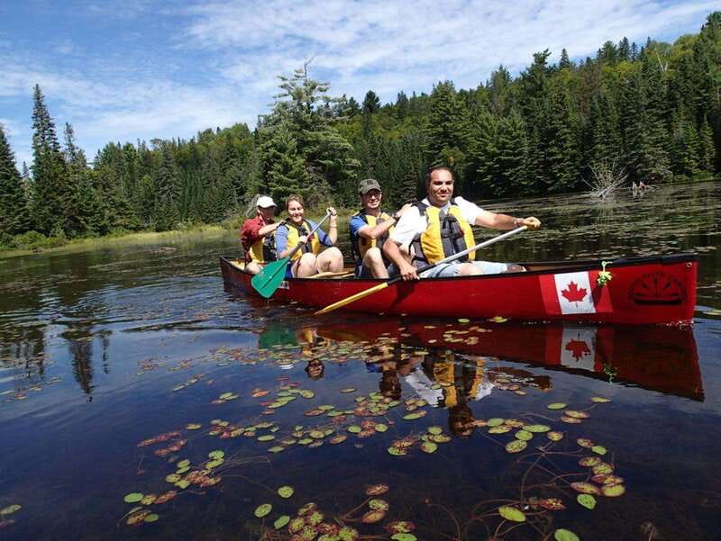 Algonquin Park: Guided Canoe Day Tour - Paddling the historic waters of Canoe Lake
