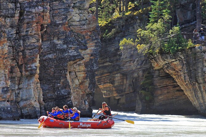 Athabasca Canyon Run Family Rafting: Class II Plus Rapids - The quiet final stretch