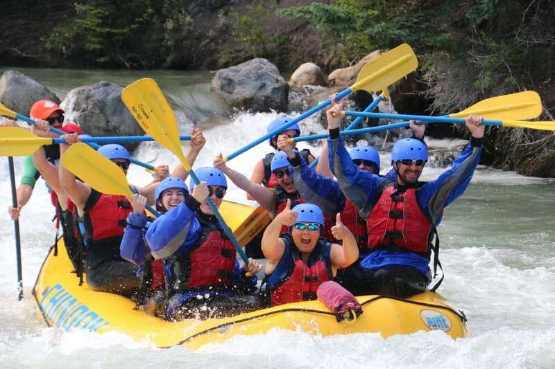 Banff: Afternoon Kananaskis River Whitewater Rafting Tour - From Banff or Calgary to Nakoda Lakeside Lodge