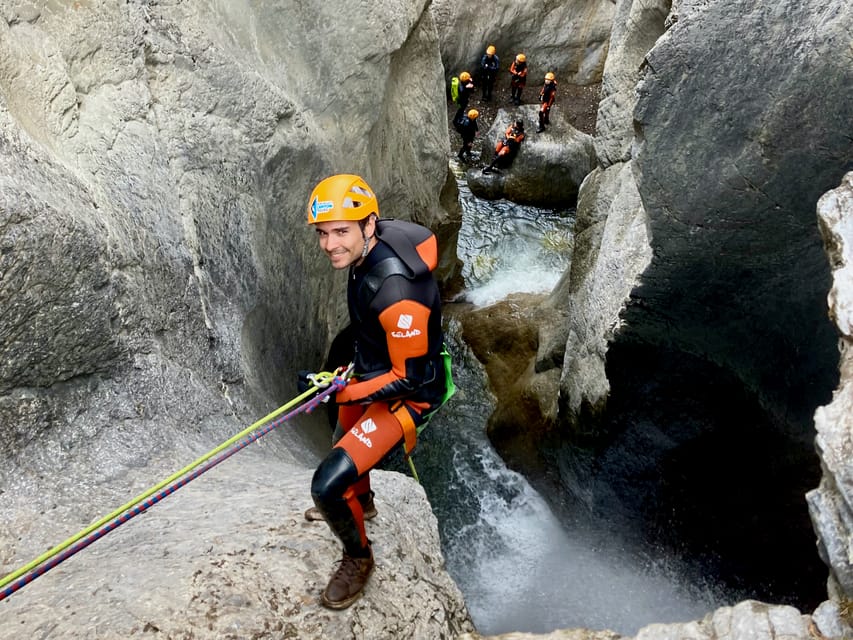 Banff: Beginner Canyoning Half-Day Tour - The final waterfall: the moment you came for