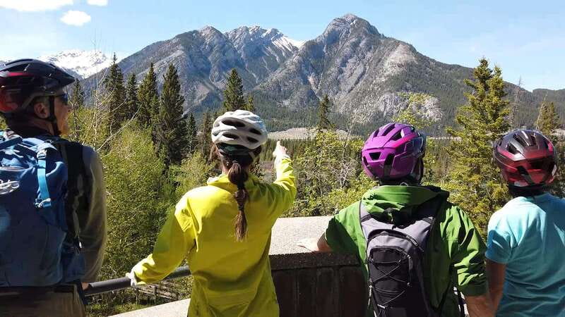 Banff: Bow River E-Bike Tour and Sundance Canyon Hike - Riding the Bow River on an electric bike