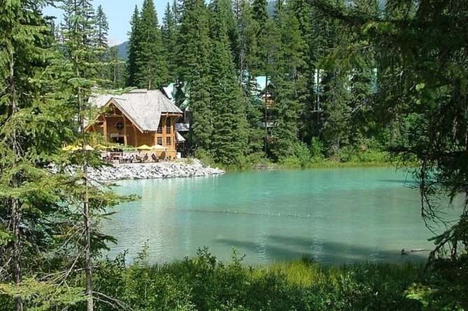 Banff Gondola, Lake Louise, Emerald Lake and Lake Minnewanka Tour - Emerald Lake and Natural Bridge in Yoho National Park