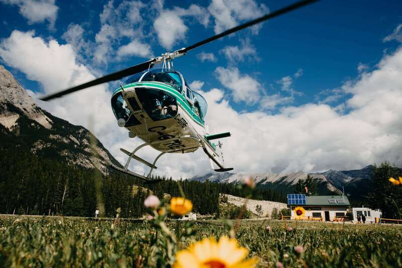 Banff/Jasper: Canadian Rockies Scenic Helicopter Tour - What the helicopter flight feels like from the base