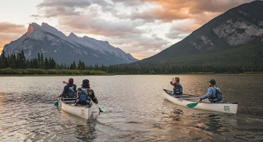 Banff: Lake Louise,Emerald & Johnston Canyon+5More - Banff time and the Hoodoos at day’s end