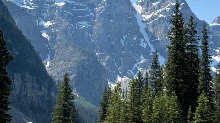 Banff:Lake Louise & Moraine Lake 1/2 Day Tour Canoe/Sightsee - Ninety minutes beside Lake Louise