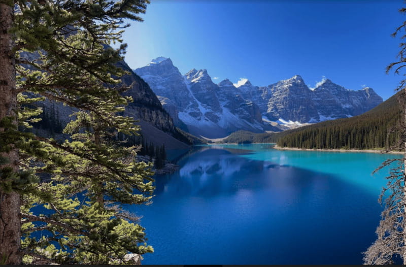 Banff - Lake Louise Moraine Lake and Icefields Parkway Tour - Bow Falls and the first taste of Banff