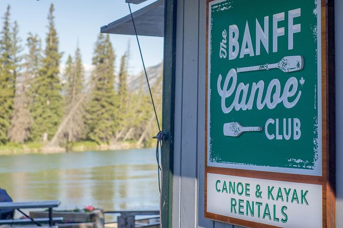 Banff National Park Big Canoe Tour - The downstream return and light refreshment