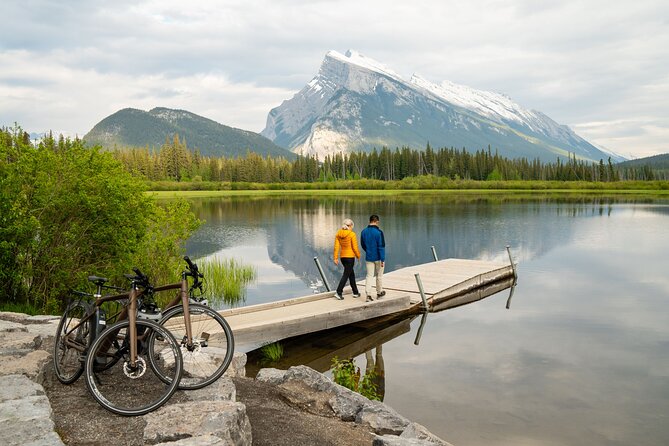 Banff Nature E-bike Tour - The calm reflections of Vermilion Lakes