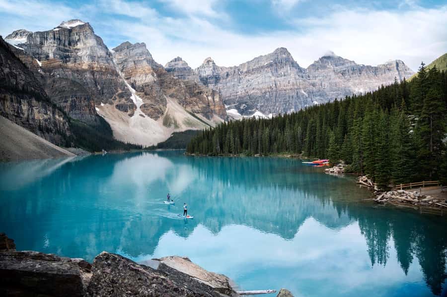 Banff Town: Lake Louise Moraine, Glacier, Peyto & Bow Lake - Bow Lake offers a quieter pause