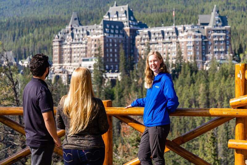 Banff: Wildlife and Sightseeing Minibus Tour - The Banff Springs Hotel from the road