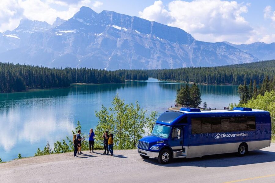 Banff: Wildlife and Sightseeing Minibus Tour - Lake Minnewanka brings the biggest scenic payoff