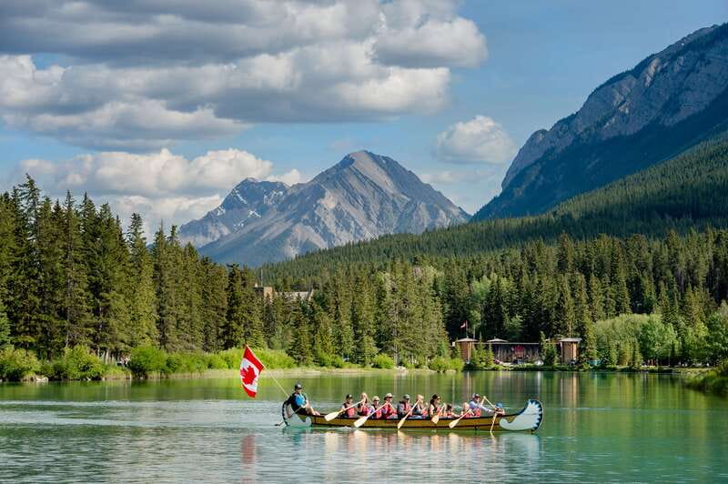 Banff: Wildlife on the Bow River Big Canoe Tour - Wildlife watching on the Bow River