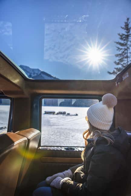 Banff: Winter Tour with Dinner & Nightrise at Banff Gondola - Banff Avenue, Bow Falls, and the Fairmont Banff Springs Hotel