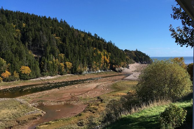 Bay of Fundy Tour by Bus - Walking to the St. Martins sea caves