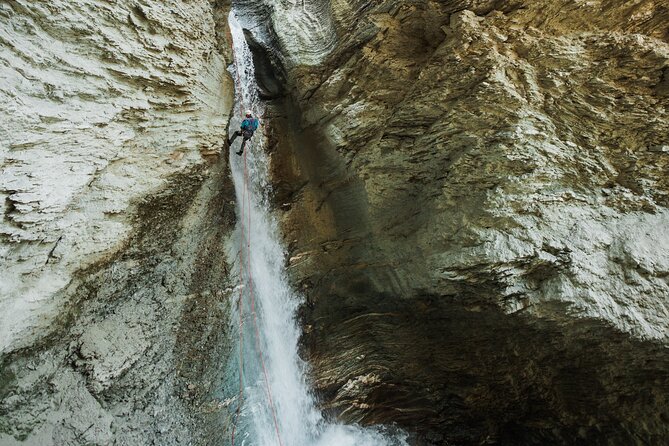 Beartooth Canyon- Half Day Canyoning Tour - Golden, BC - Three waterfall rappels bring the real action