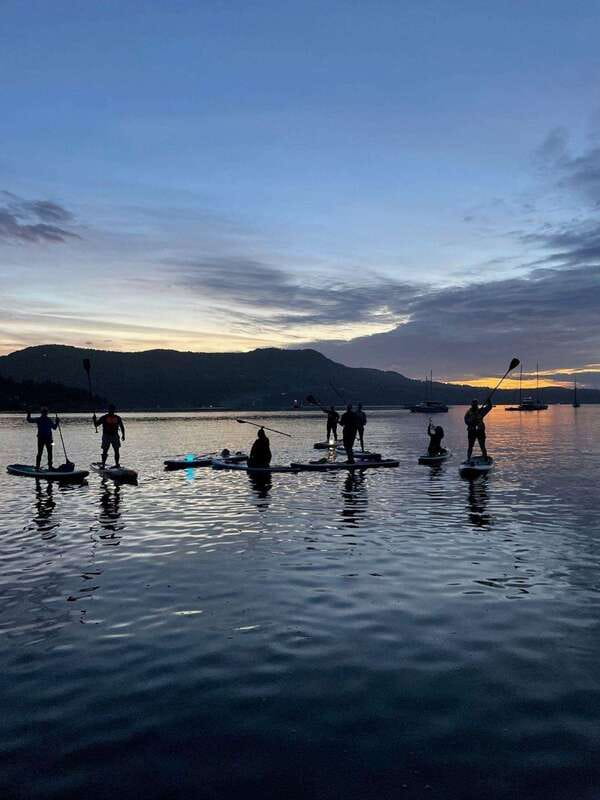 Brentwood Bay: Bioluminescence Tour - What the first paddle feels like