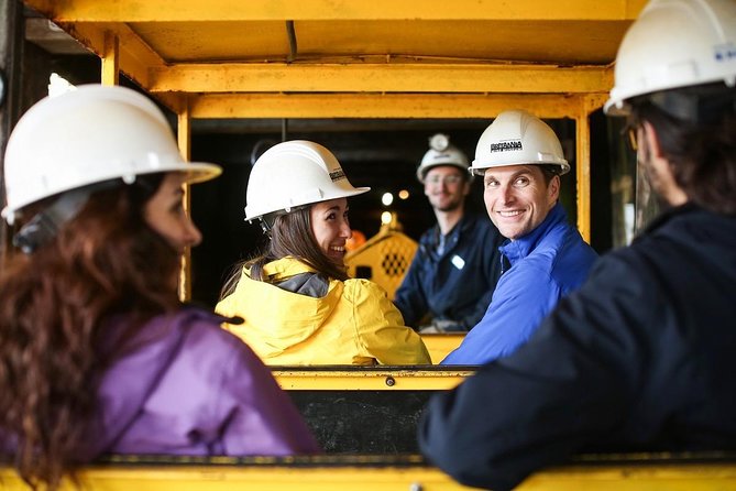 Britannia Mine Museum General Admission - Riding the underground train into the tunnel