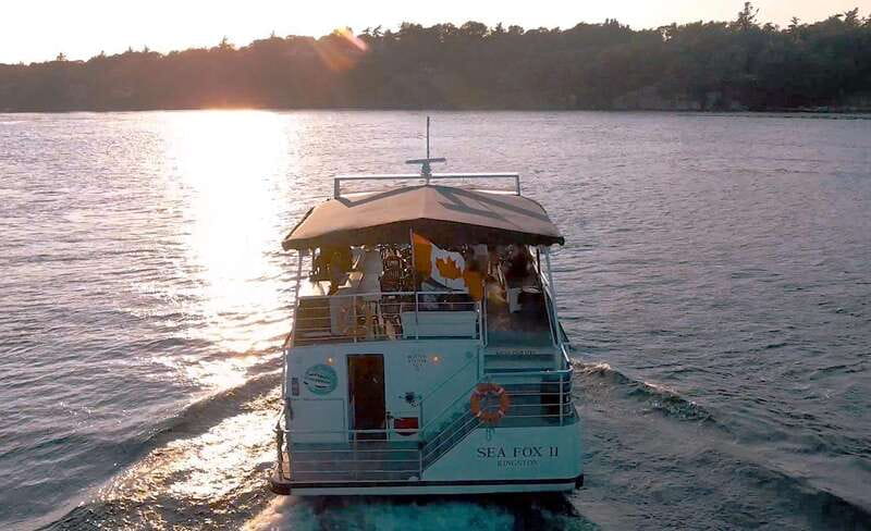 Brockville: 1000 Islands Cruise - Watching Seaway ships from a smaller boat