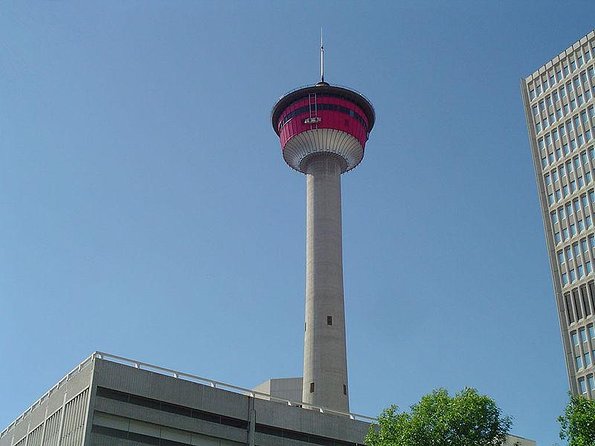 Calgary City Tour: Peace Bridge, Calgary Tower & Stephen Avenue - Calgary Tower gives the afternoon a strong start