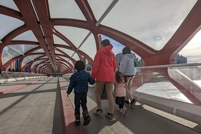 Calgary City Tour: Peace Bridge, Calgary Tower & Stephen Avenue - A small van makes the group personal, but not always comfortable