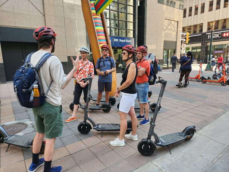 Calgary: E-Scooter City Highlights Tour - East Village shows Calgary’s changing downtown