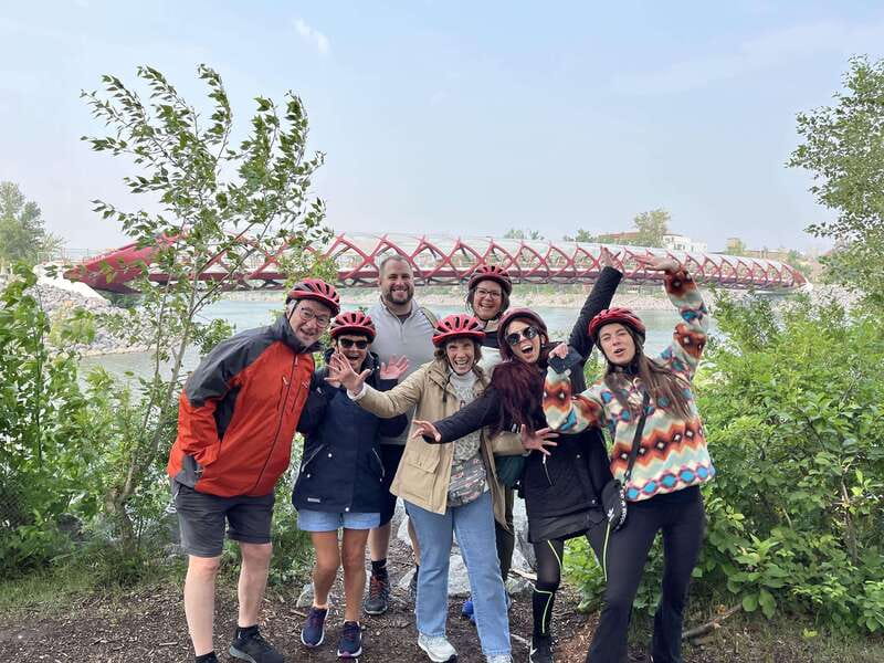 Calgary: E-Scooter City Highlights Tour - Peace Bridge is the natural finale