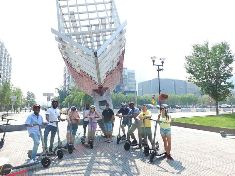 Calgary: E-Scooter City Highlights Tour - Prince’s Island Park adds river views and breathing room
