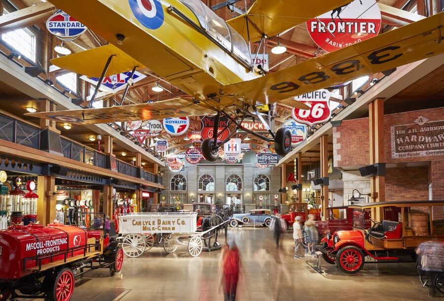 Calgary: Gasoline Alley Museum Admission - The main showroom, from early cars to working trucks