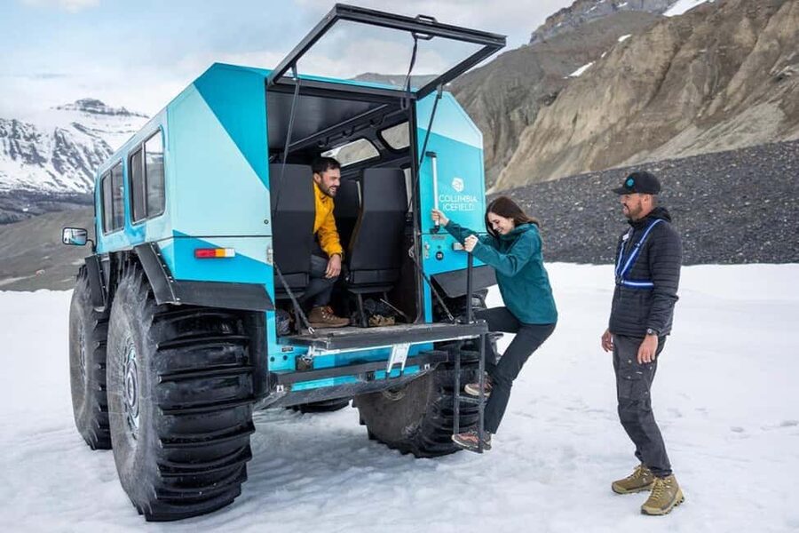 Calgary: Icefield Adventure, Skywalk and three Glaciers Tour - Crowfoot Glacier shows a changing Rockies
