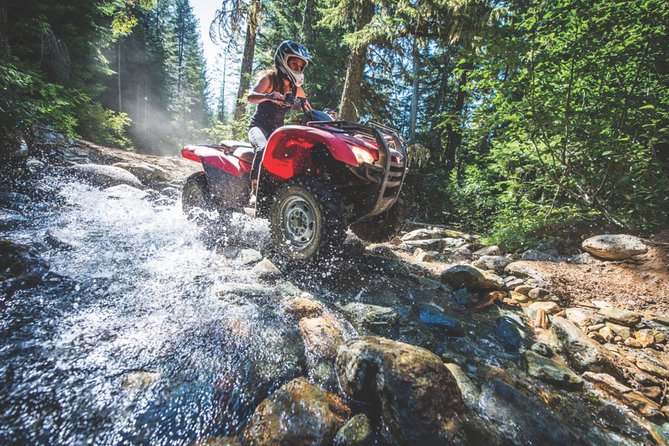 Call of the Wild ATV Tour - Getting suited up for a wet, dusty ride