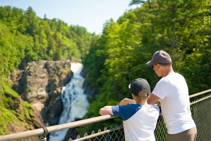 Canyon Sainte-Anne: Park Admission Ticket - The waterfall takes center stage