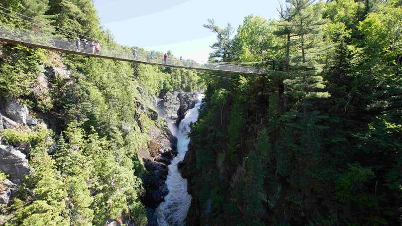 Canyon Sainte-Anne: Park Admission Ticket - Is the park suitable for every walking ability?