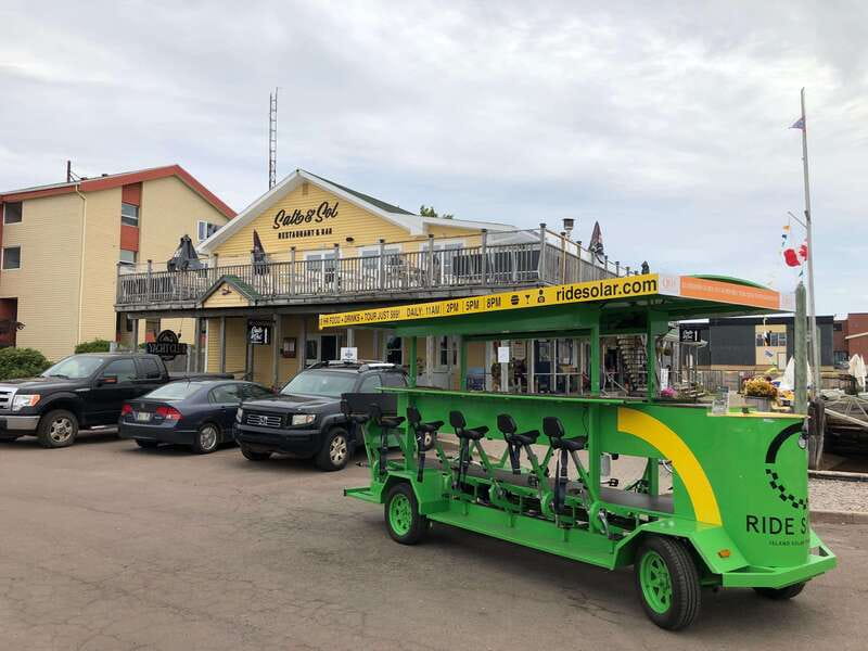 Charlottetown: Solar Food/Drink Party Bike Experience - Charlottetown’s waterfront and the southern points of the island