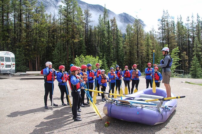 Class 3 Sunwapta River Rafting Adventure in Jasper - Getting dressed for a cold Canadian river