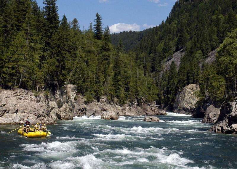 Clearwater BC Rafting with time for a waterfall Tour - Lava Cliffs and Quiet River Stretches