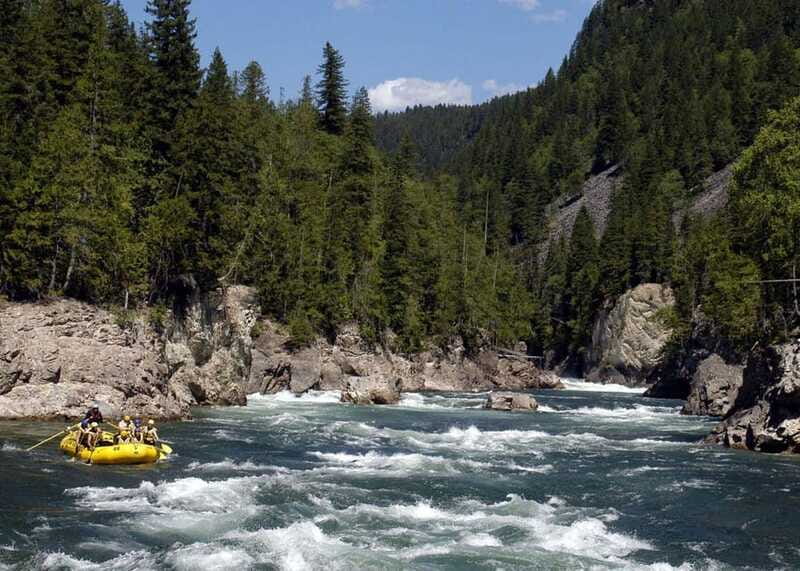 Clearwater BC Rafting with time for a waterfall Tour - What Class II to IV Actually Means Here