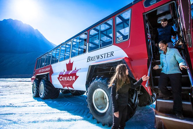 Columbia Icefield Tour with Glacier Skywalk from Calgary - Lunch, Banff, and the long ride home