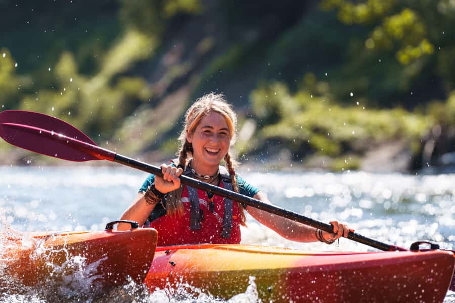 Descent of the Gouffre River in Baie-St-Paul, Charlevoix - La Familiale - Starting at Katabatik in Baie-Saint-Paul