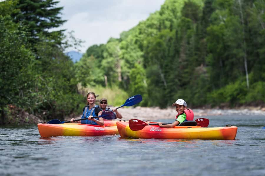 Descent of the Gouffre River in Baie-St-Paul, Charlevoix - La Familiale - Paddling 8 kilometres through Charlevoix