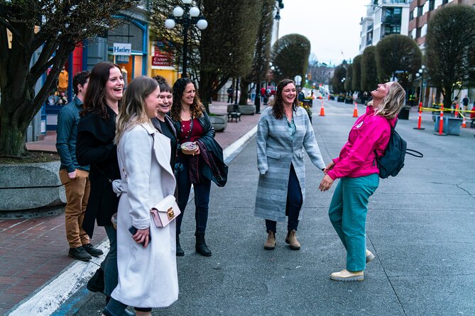 Downtown Victoria Food & City Tour - Government Street shifts from landmarks to local bites