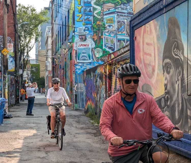 E-bike through Toronto's Dynamic Neighbourhoods - Trinity Bellwoods slows the pace