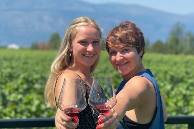 East Kelowna Full Day Guided Wine Tour With 5 Wineries - The Vibrant Vine adds art, music, and a lighter mood