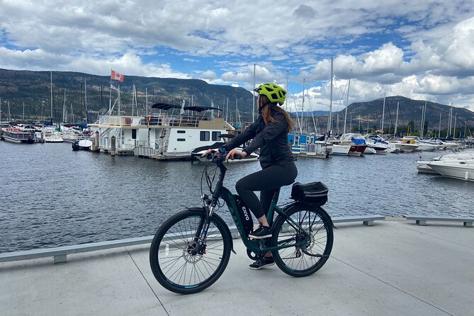 eBike Rentals in Kelowna - Riding toward Mission Creek